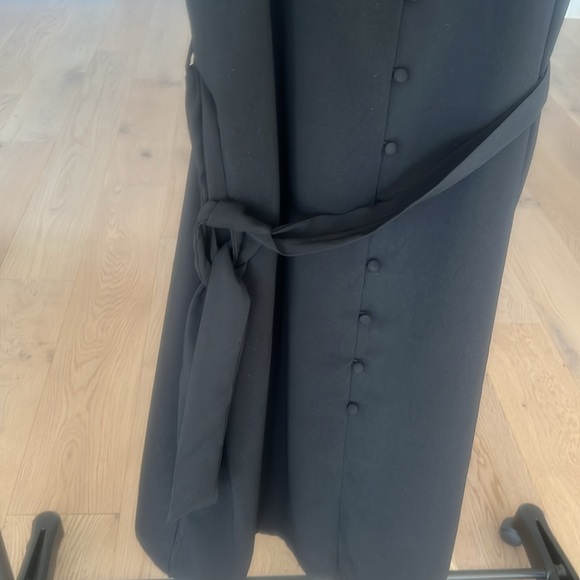 Strappy midlength Frank & Osk medium dress with pockets - Picture 3 of 8